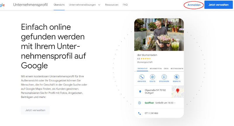 Google My Business einrichten