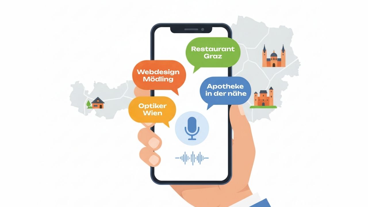 Sprachsuche Voice Assistent Sprachsuche für lokale Dienstleistungen