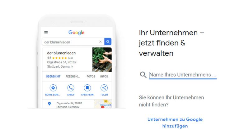 Google My Business einrichten