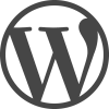 Wordpress logotype simplified